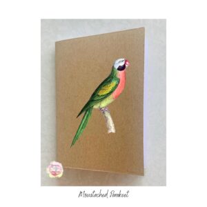 Swift Lorikeet Parrot, Handmade Notebook